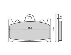 Колодки гальмівні дискові BRENTA FT 3062