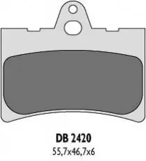Колодки гальмівні дискові DELTA DB2420MX-D