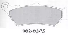 Колодки гальмівні дискові GALFER FD172G1054