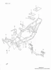Plate,engine mount l (41920-04200-000)