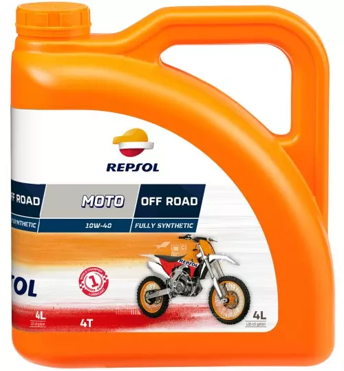 Олива моторна REPSOL RACING OFF ROAD 4T 10W-40 4 л.