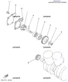Шестерня :: GEAR, IMPELLER SHAFT (4L0-12459-00-00)