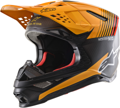Шлем Alpinestars Supertech M10 DYNO, Черный/Оранжевый, XL