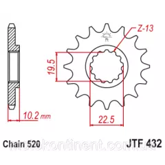 Зірка передня JT Sprockets JTF432.15