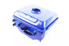 Бак паливний R190N, 270x210x165mm, потайна горловина, отвір під кран паливний, СИНІЙ D190/195N, (PRC)