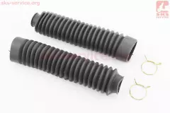 Гофра переднього амортизатора діаметр 30 на 50мм довжина 250мм чорні пара (Китай)