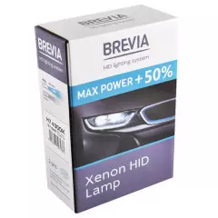 Лампа ксенонова BREVIA H7 +50%, 4300K, 85V, 35W PX26d KET, (2шт.) XENON, Жовтий