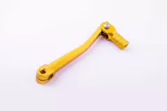 Важіль перемикання передач стайлінговий 4T CB/CG 125-250 mod:2 жовтий (RIDE IT)