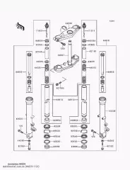 Сидіння-вилки пружина ZX500-C1 (440291131)