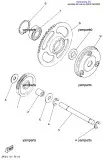 Шайба (14T) :: WASHER, PLATE (14T) (90201-163F8-00)