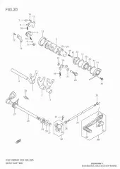 Cam, gear shift gsx1 (25310-06B03-000)