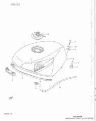 Cushion,fuel tank si (44545-04700-000)