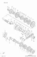 Gear 4th drive (24241-32401-000)