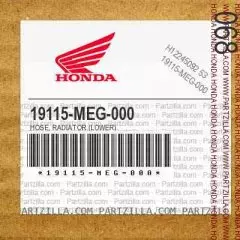 Трубка HOSE RADIATOR LOWER (19115-MEG-000)