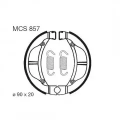 Колодки гальмівні барабанні LUCAS MCS857
