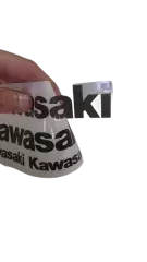 Наклейка надпис Kawasaki, Чорний