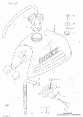 O ring,fuel cock (44348-41370-000)