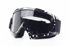 Окуляри кросові Китай затемнене скло, Чорний/Білий
