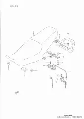 Striker,seat lock (45215-22A00-000)