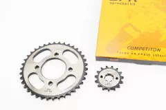 Комплект зірок ZS125J 428H-38T+15T гартовані, (SFR)