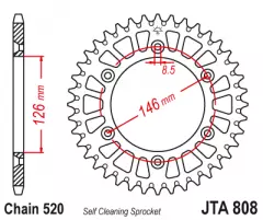 Зірка задня JT Sprockets JTA808.48
