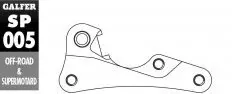 Адаптер гальмівного диска GALFER SP005