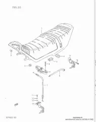 Cable,seat lock (45280-31300-000)