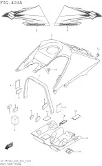 Cushion,tank cover l (44543-33H00-000)