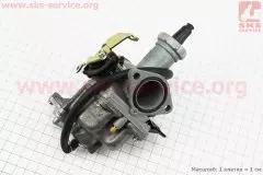 Карбюратор СВ/CG-150 дифузор 27мм дросель ручний, прискорювальний насос (Китай)