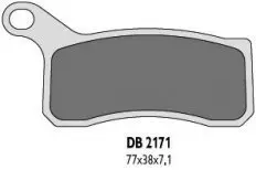 Колодки гальмівні дискові DELTA DB2171QD-D