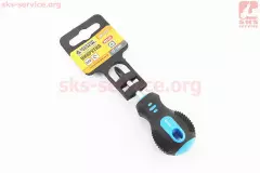 Викрутка магнітна хрестова PH2х38мм ручка з TPR покриттям (MASTERTOOL)