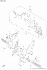 Plate gsx-r750/t&v (43816-23E10-000)