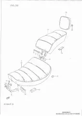 Plate,front seat hoo (45119-38A00-000)
