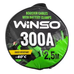 Провода-прикурювачі WINSO 300А, 2.5м, кругла сумка