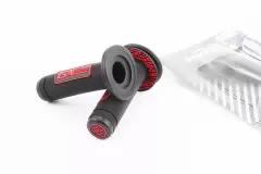 Рукоятка керма лів./пр. чорно-червоні, (Gxmotor), Червоний