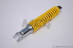 Амортизатор задній GY6 335мм стандартний жовтий (NDT)