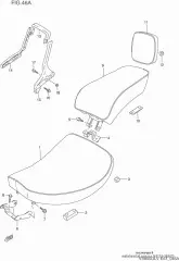 Bracket seat front (45210-38A03-000)
