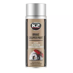 Фарба високотемпературна K2 BRAKE CALIPER СРІБНА NEW (аерозоль) 400 ml