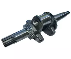 Колінвал діаметр м/б 168F/170F (6,5/7Hp) (під шліци, діаметр 25мм) (в зборі з шестернями) (BEST)