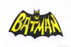 Наклейка логотип BATMAN (17x10) (5930)