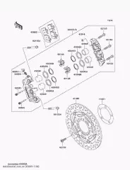 Прокладка,поршень ZX636-B1H (430491106)