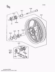 RECEIVER,SPEEDOMETER ZX900-A1 (410641006)