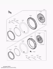 BAND-RIM,70/100-19 KLX125CBF (410230013)