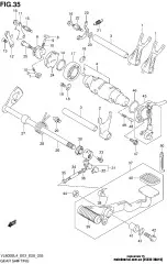 Boss,shift vs1400/k2 (25332-38A10-000)