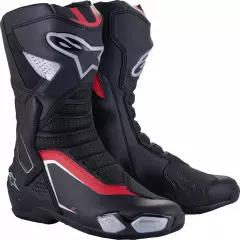 Черевики Alpinestars SMX-6 V3, Чорний/Червоний/Срібний, 43