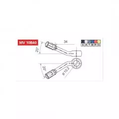 Фітинг LUCAS MV10B40T