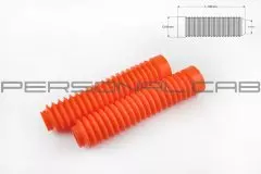 Гофра переднього амортизатора універсальні помаранчеві пара (MZK)
