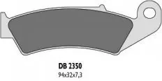 Колодки гальмівні дискові DELTA DB2350MX-D