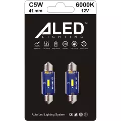 Лампа Aled Lighting Festoon 41mm (C5W) CANBUS - WHITE, Білий
