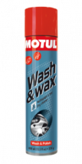 Средство Motul E1 WASH & WAX для мытья и полир.мотоц.(аэроз.), 400мл